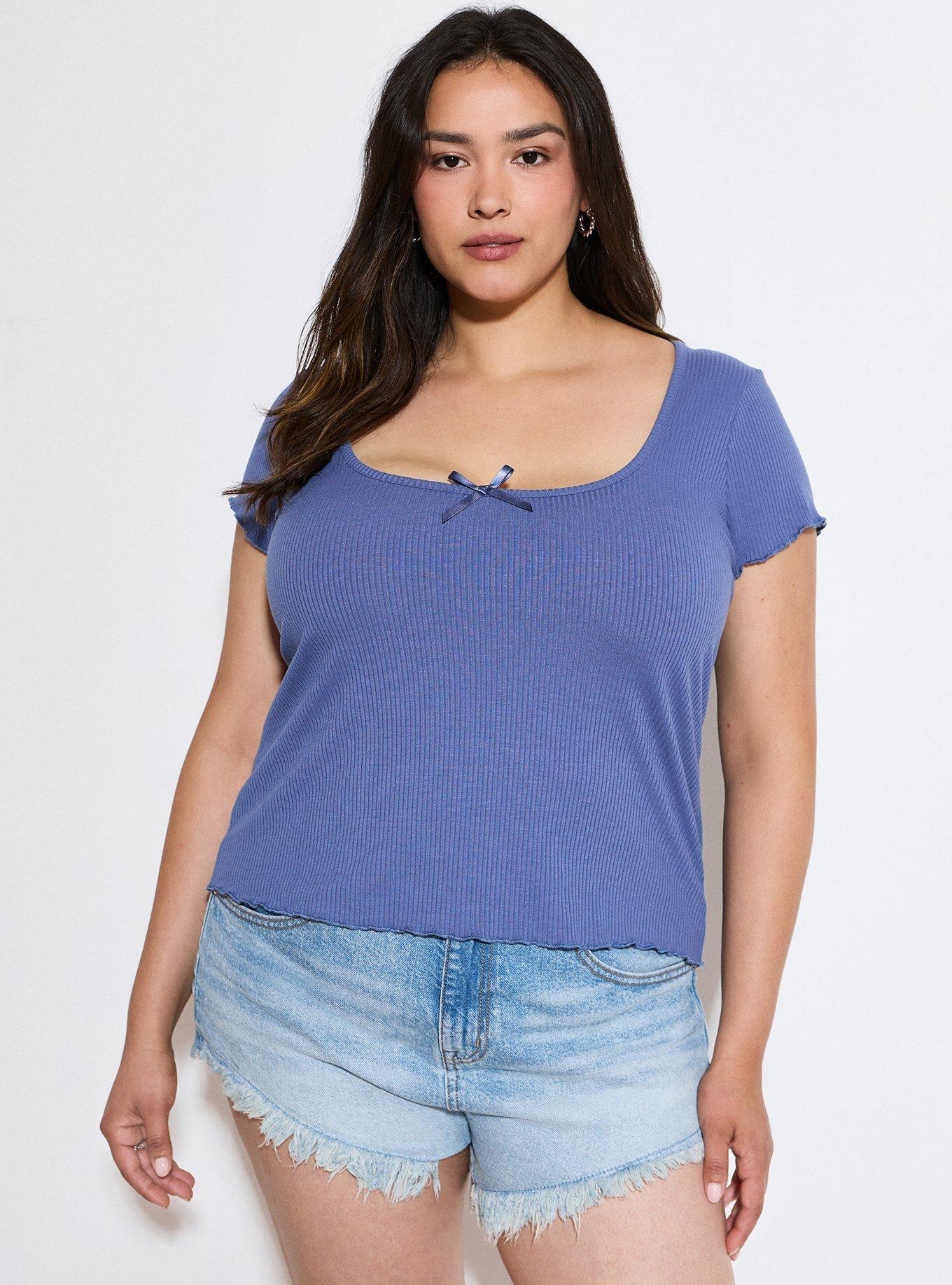 LoveSick Baby Tee, GRAY BLUE, hi-res