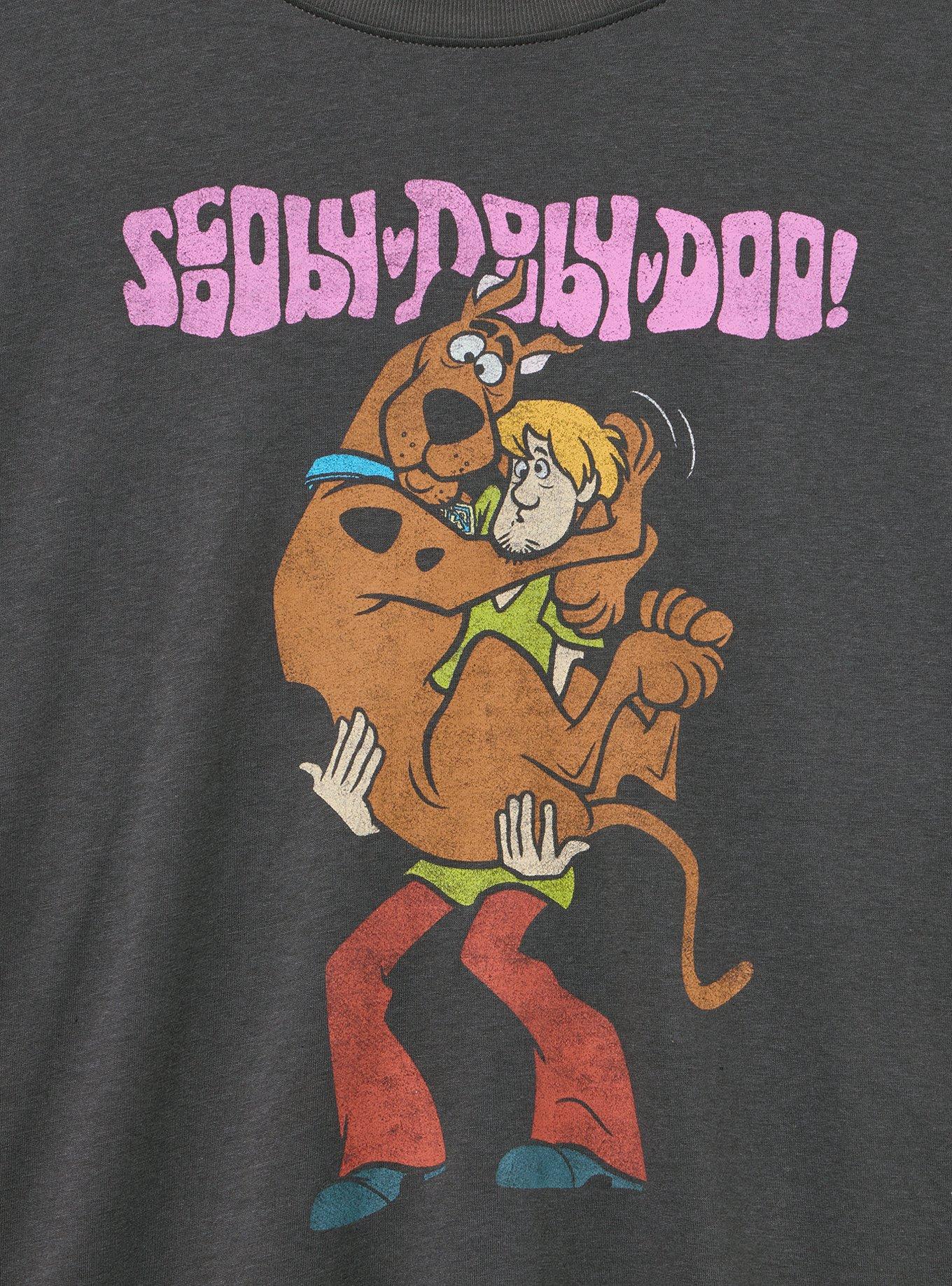 Scooby Doo Relaxed Cotton Crew Tee, SCOOBY DOO VINTAGE BLACK, alternate