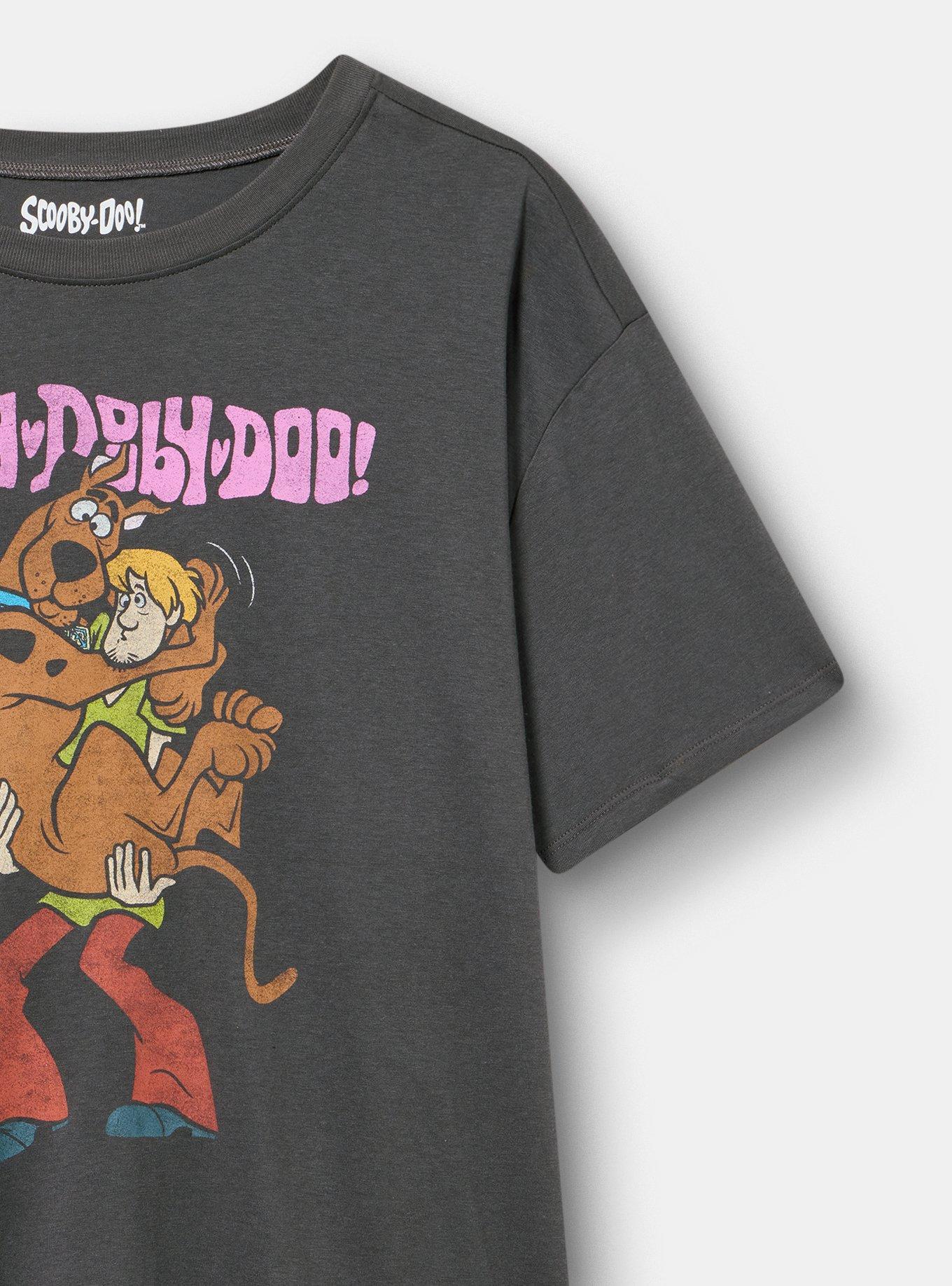 Scooby Doo Relaxed Cotton Crew Tee, SCOOBY DOO VINTAGE BLACK, alternate