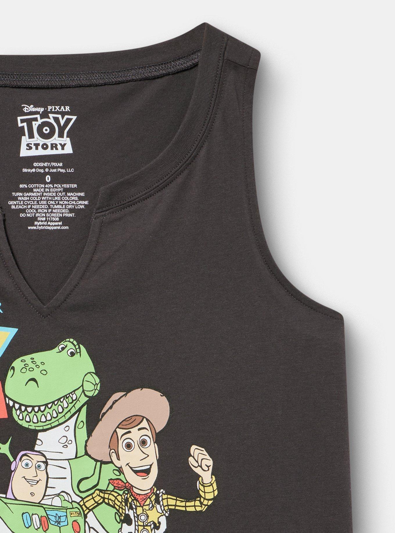 Toy Story Classic Cotton Notch Tank, TOY STORY OBSIDIAN, alternate