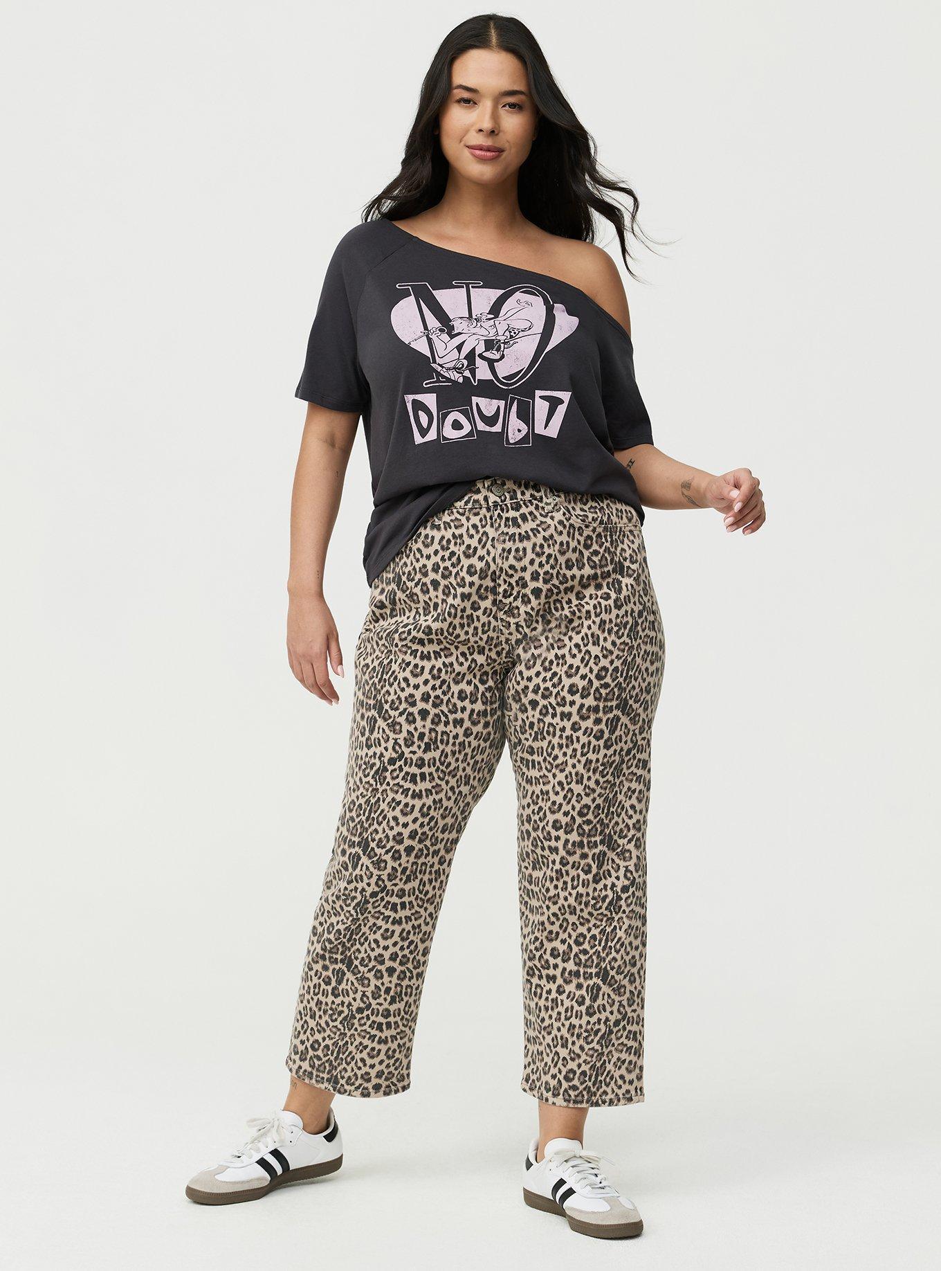 No Doubt Cotton Jersey Off-Shoulder Tee, NO DOUBT JUST A GIRL OBSIDIAN, alternate