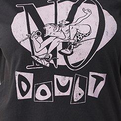 No Doubt Cotton Jersey Off-Shoulder Tee, NO DOUBT JUST A GIRL OBSIDIAN, swatch