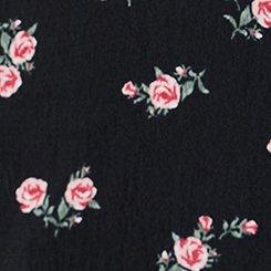 LoveSick Slip Mini Dress, ROSA SPRIGS FLORAL BLACK, swatch