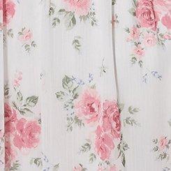 LoveSick Smocked Waist Halter Mini Dress, JUDY ROSES FLORAL WHITE, swatch
