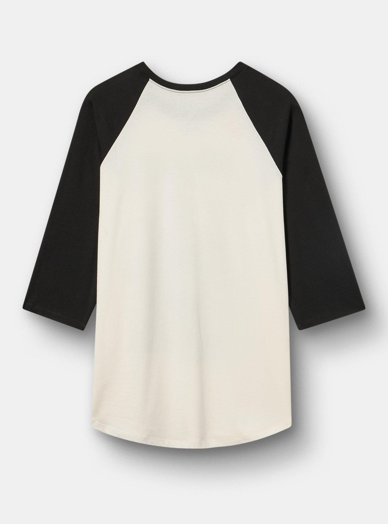 Johnny Cash Cotton Jersey Raglan Tee, JOHNNY CASH WHISPER WHITE, alternate