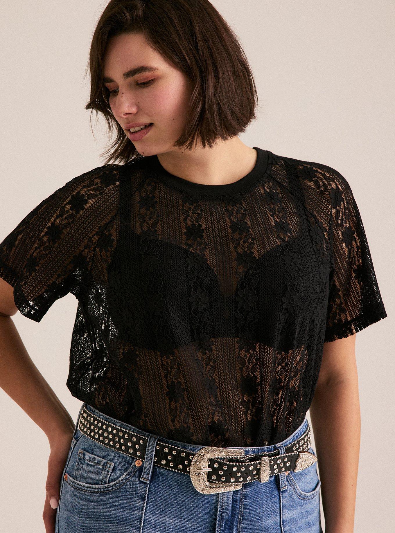 Studded Glitter Western Belt, BLACK, alternate