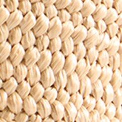 Antique Buckle Stretch Raffia Belt, NATURAL, swatch