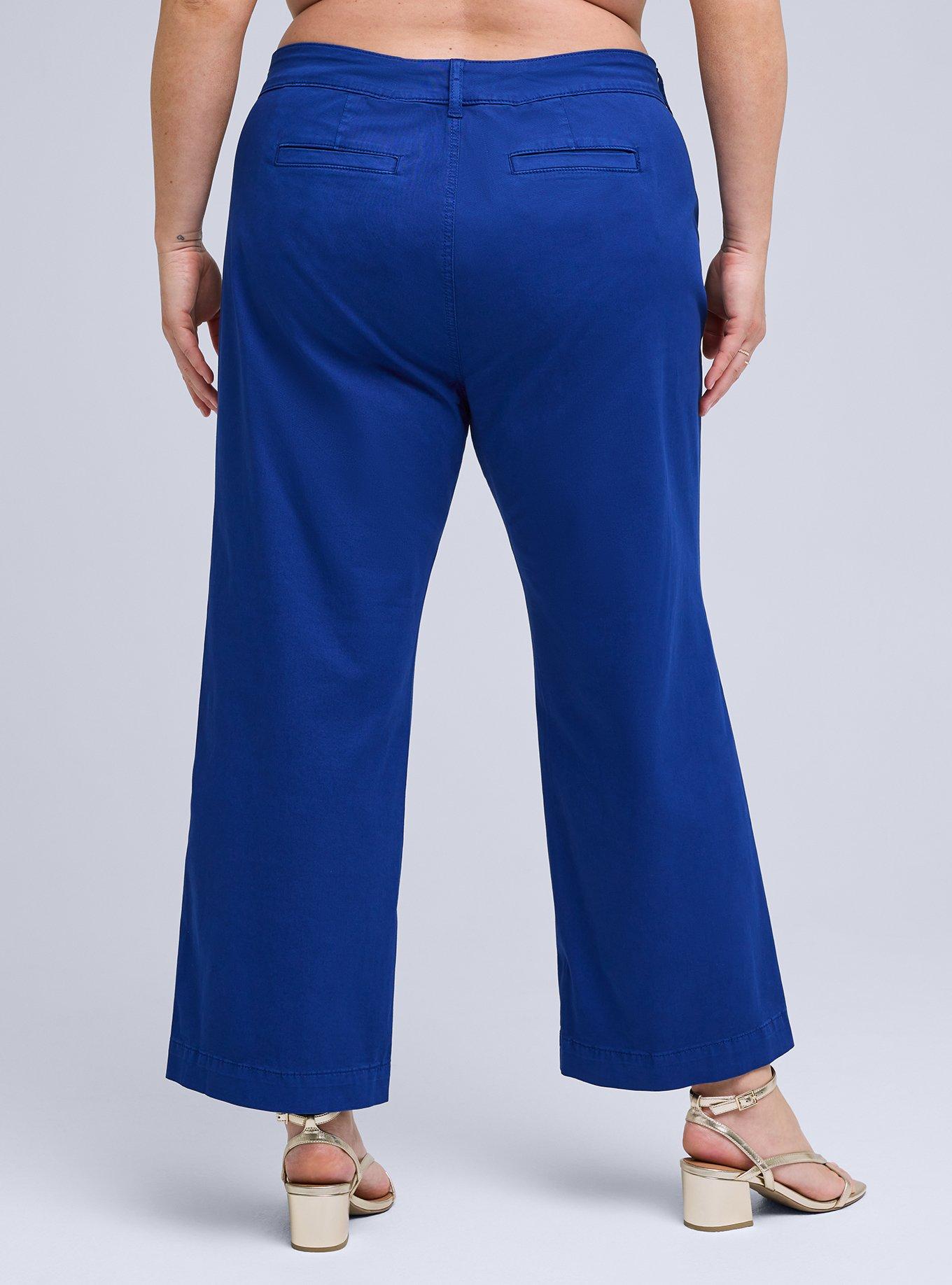 Belle Isle High Rise Kick Flare Crop Trouser, SODALITE BLUE, alternate