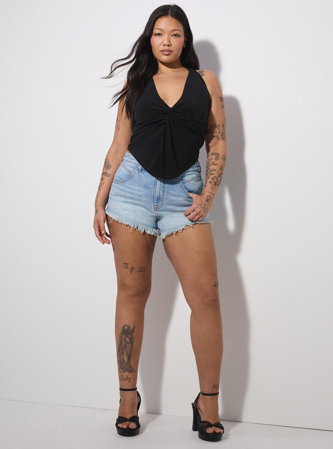 LoveSick Twist Front Flyaway Halter Top, DEEP BLACK, alternate