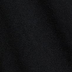 LoveSick Oversized Split Hem Hoodie, DEEP BLACK, swatch