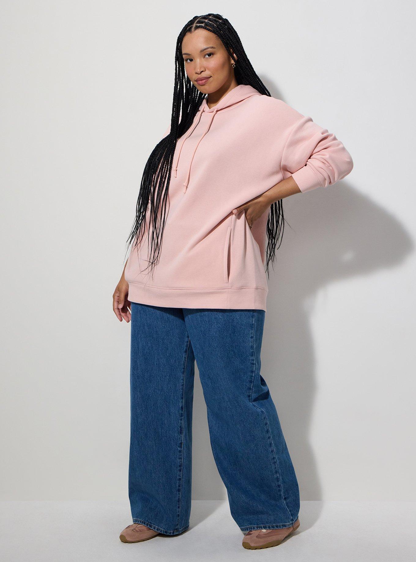 LoveSick Oversized Hoodie, SILVER PINK, alternate