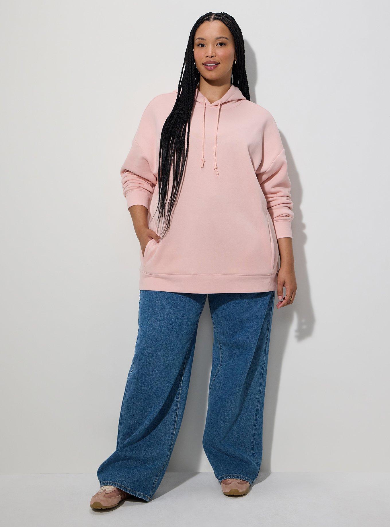 LoveSick Oversized Hoodie, SILVER PINK, alternate