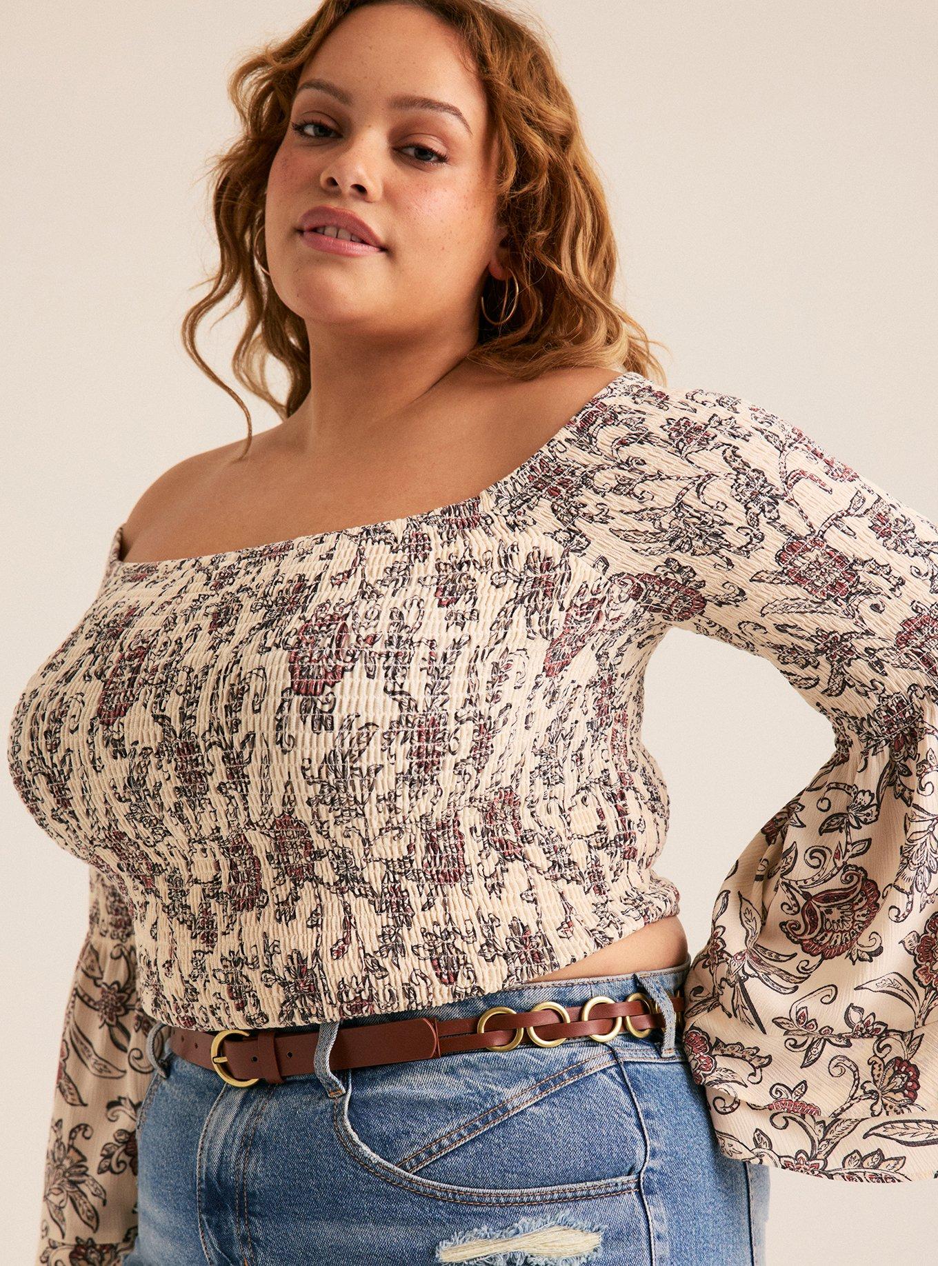 Multi-Ring Denim Belt, BROWN, alternate