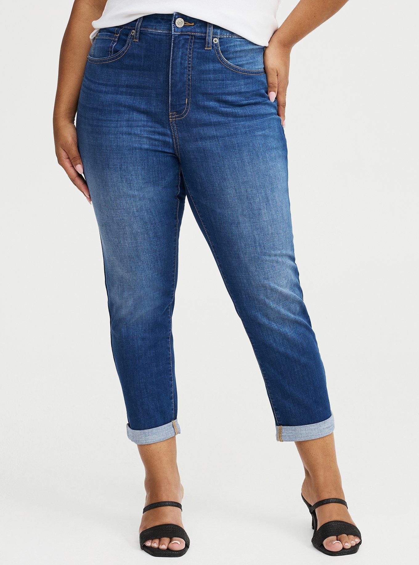Crop Perfect High-Rise Boyfriend Jean, BLUE 23, alternate