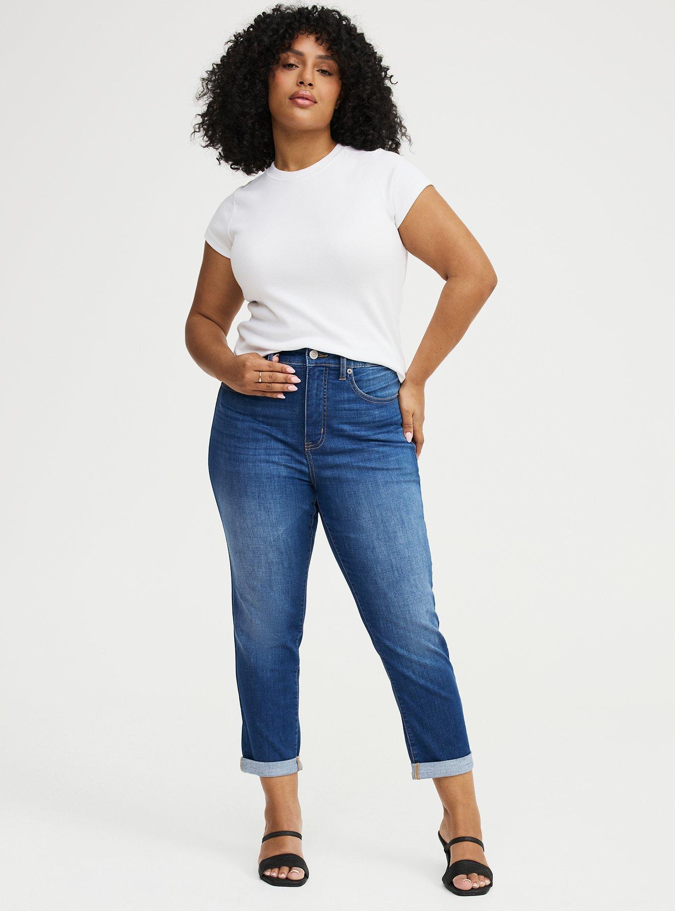 Crop Perfect High-Rise Boyfriend Jean, BLUE 23, hi-res