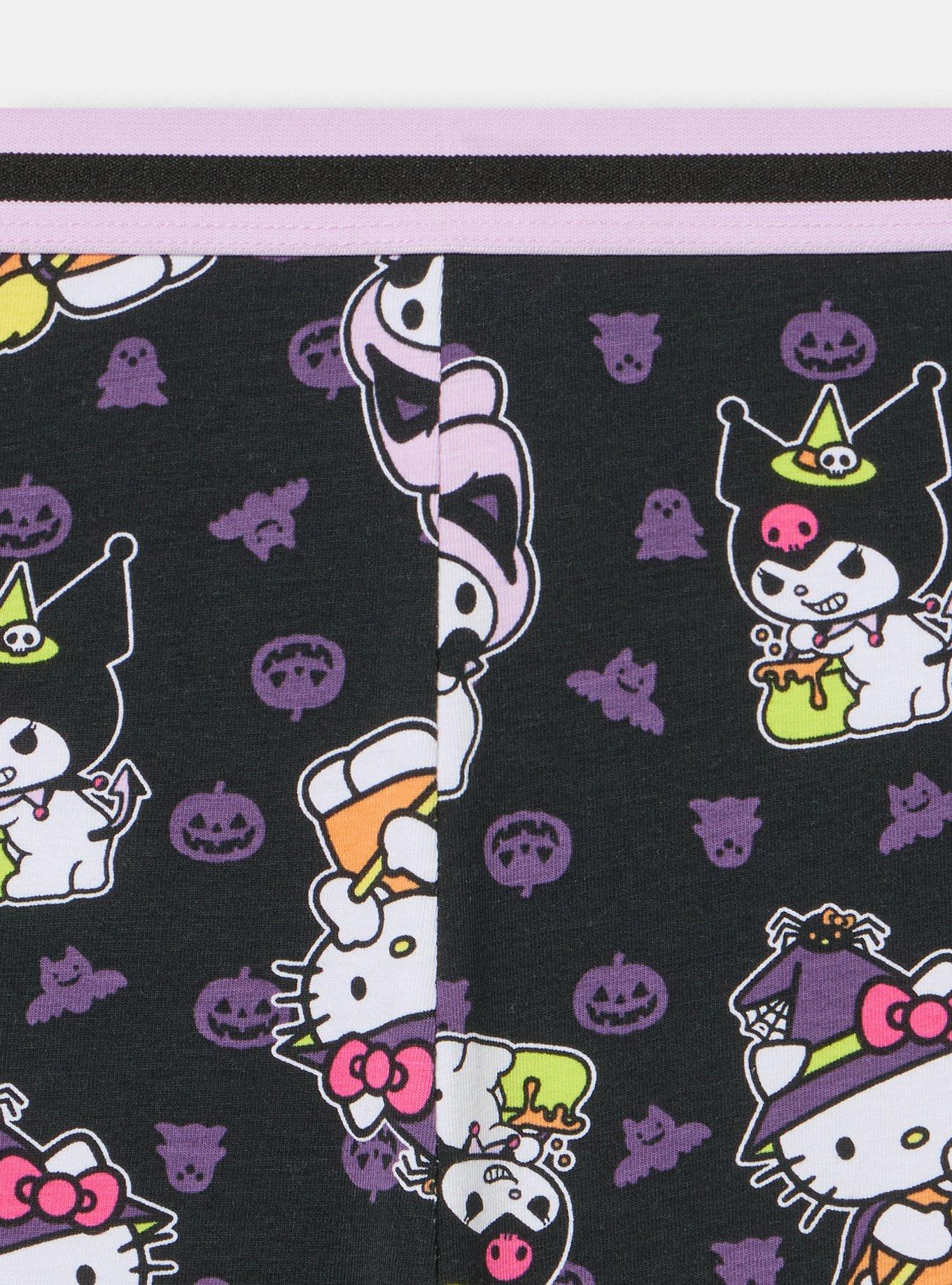 My Melody & Kuromi High-Rise Cotton Shortie Panty, MULTI, alternate