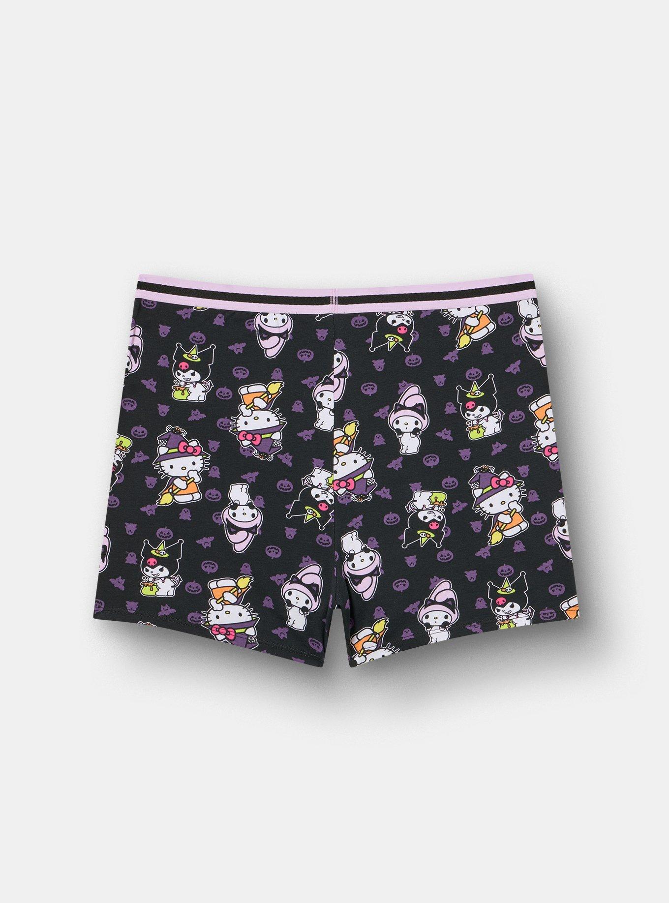 My Melody & Kuromi High-Rise Cotton Shortie Panty, MULTI, alternate