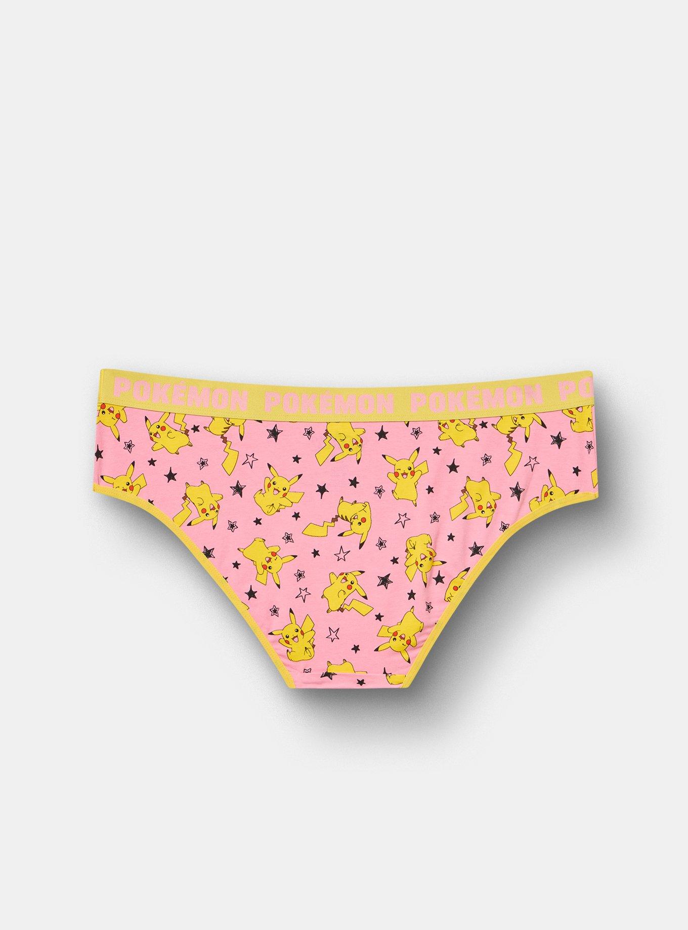 Pokemon Mid-Rise Cotton Hipster Panty, MULTI, alternate