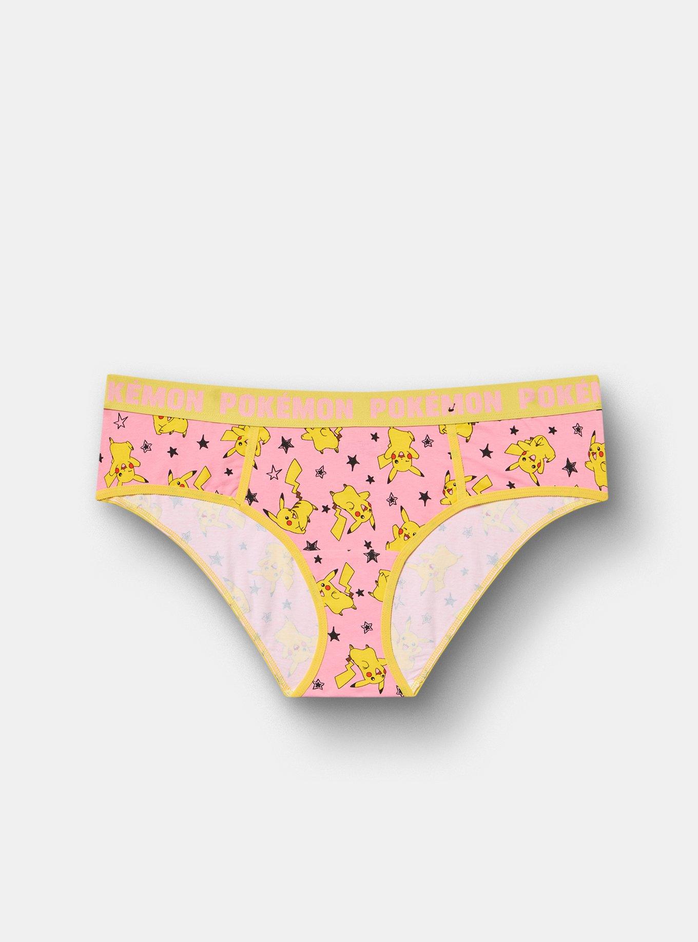 Pokemon Mid-Rise Cotton Hipster Panty, MULTI, hi-res