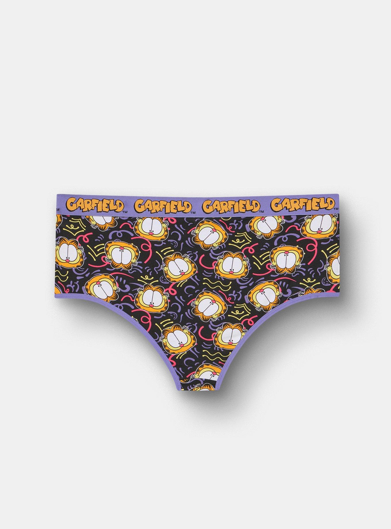 Garfield Mid-Rise Cotton Cheeky Panty, MULTI, alternate