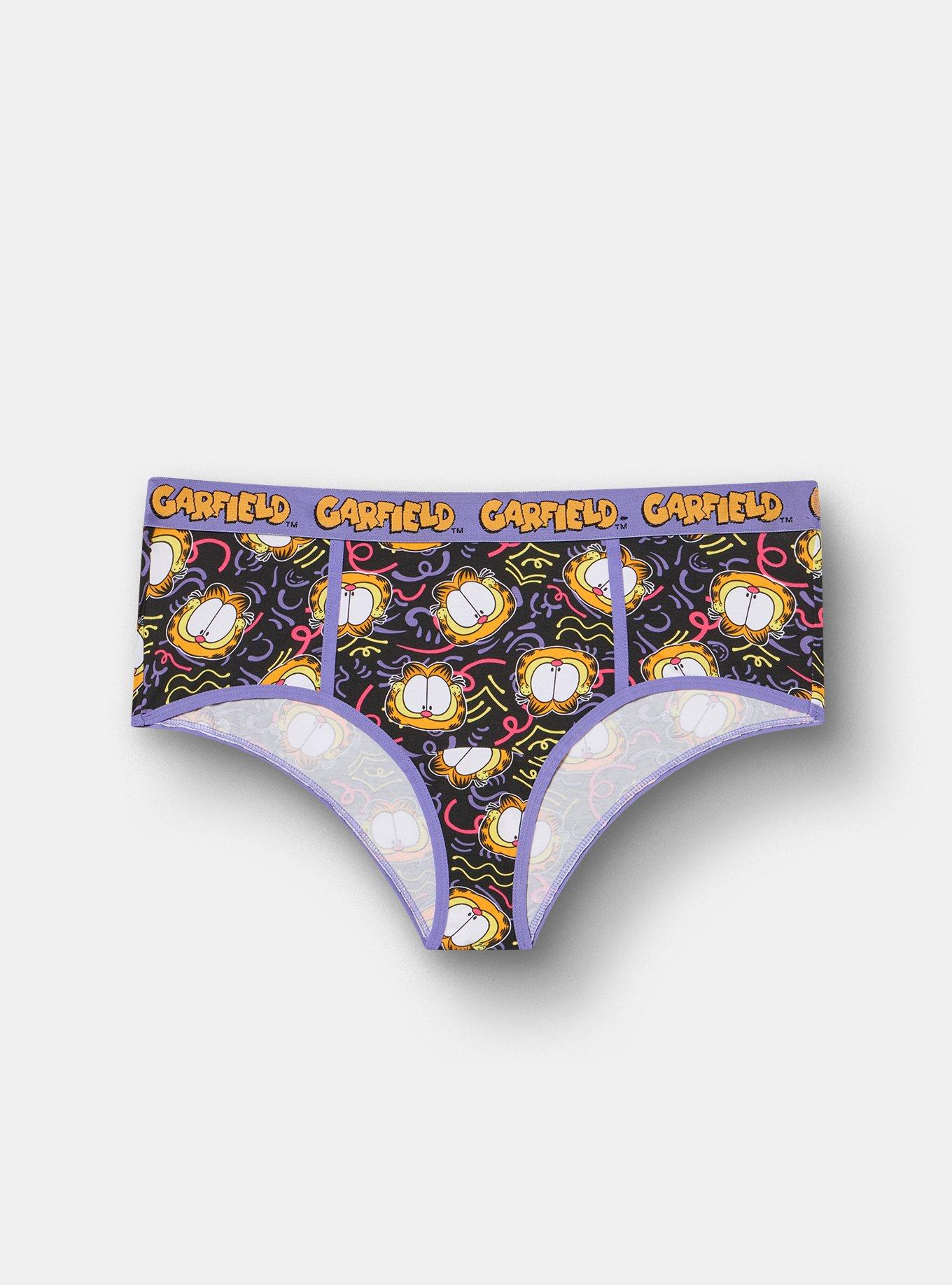 Garfield Mid-Rise Cotton Cheeky Panty, MULTI, hi-res