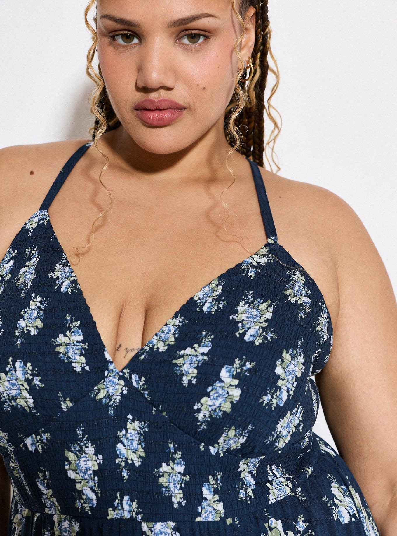 Lovesick Tiered Maxi Dress, LIGHT FLORALS NAVY, alternate