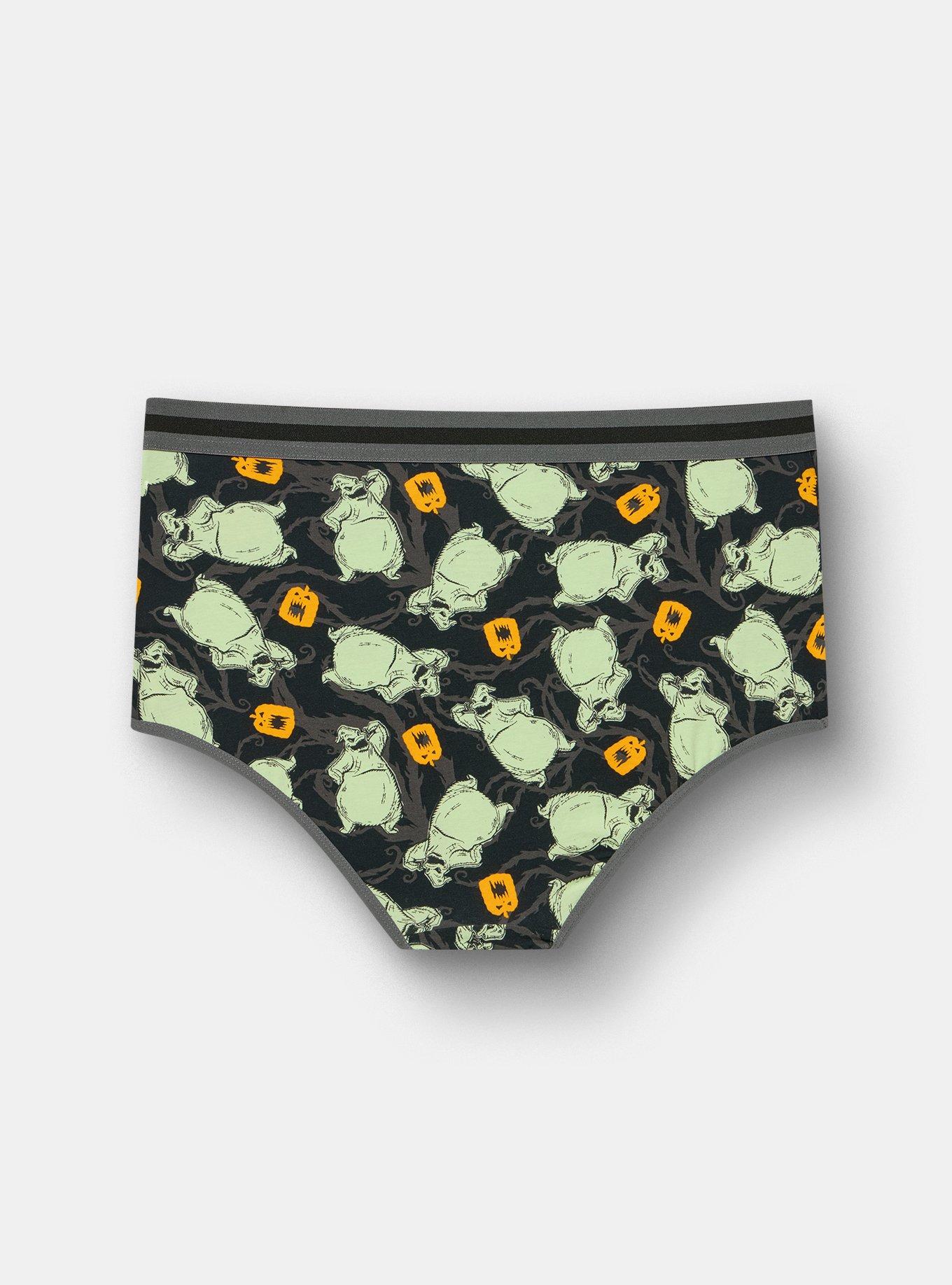 Oogie Boogie Mid-Rise Cotton Brief, MULTI, alternate