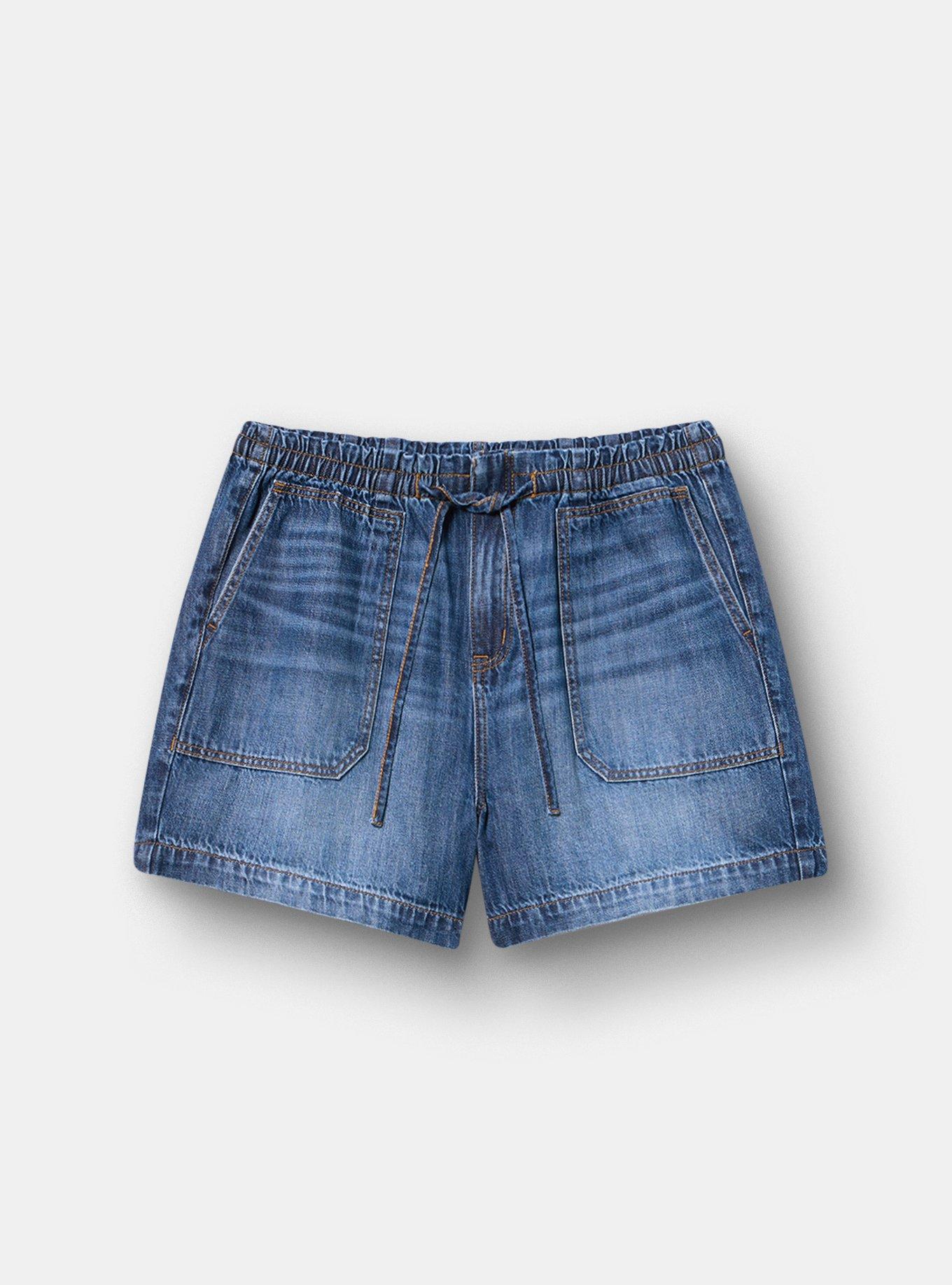 5'' High-Rise Lightweight Denim Short, FREEBOARD, hi-res
