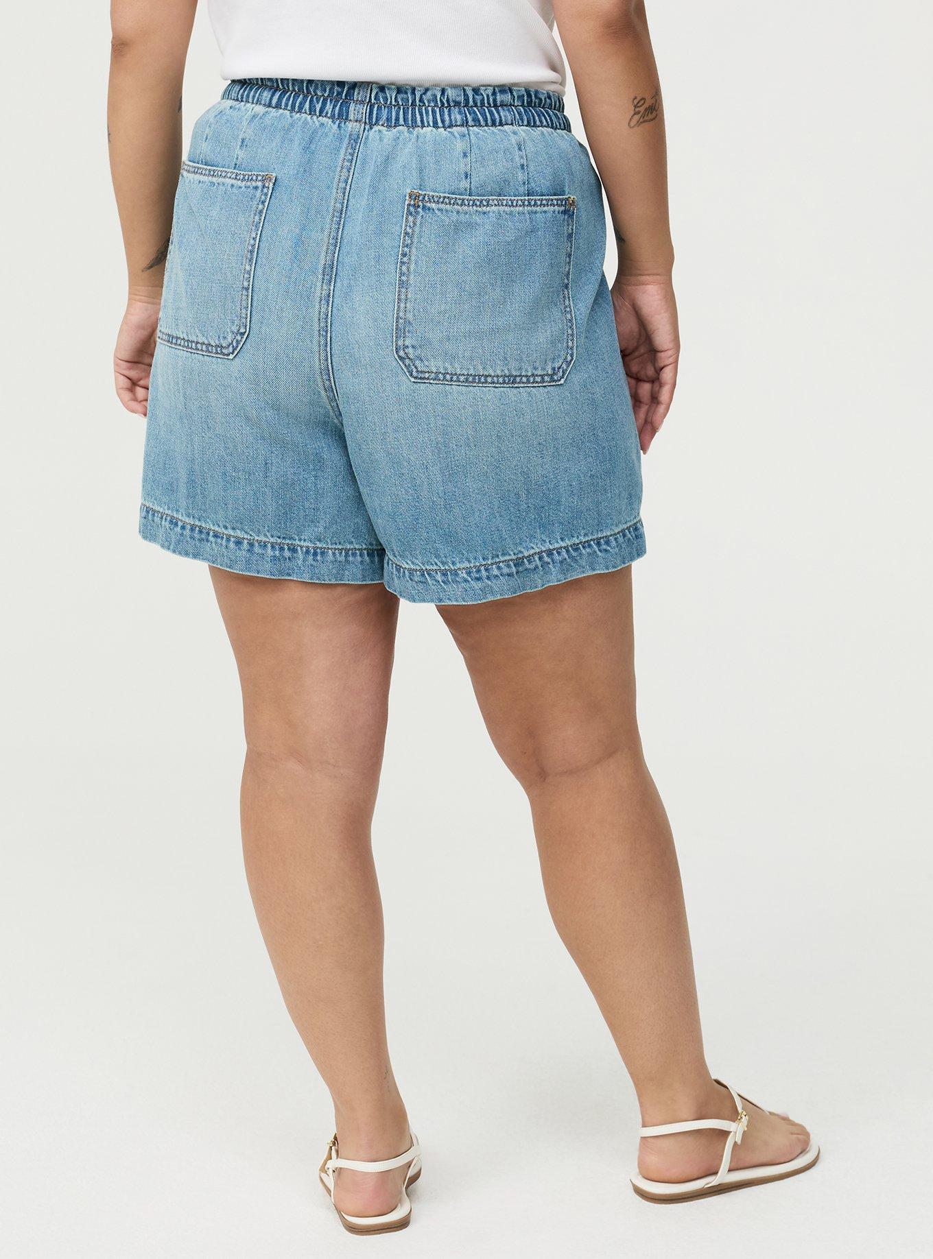 5'' High-Rise Lightweight Denim Short, SKIPPER, alternate