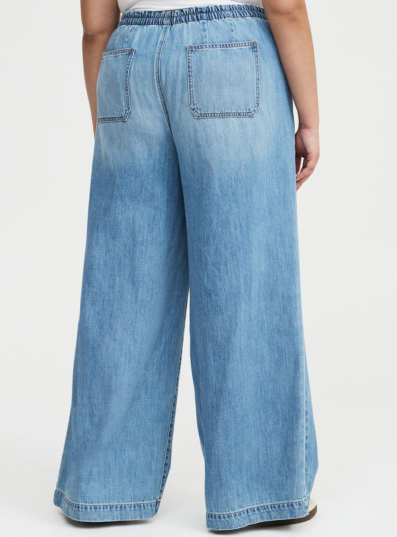 Plus Size - High-Rise Wide-Leg Loose Jean - Torrid
