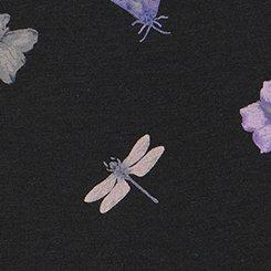 Cotton Mid-Rice Lace Trim Cheeky Panty, ENCHANTED GARDEN PURPLE, swatch