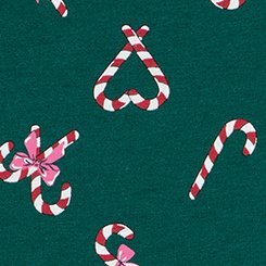 Cotton Mid-Rise Cheeky Lace Trim Panty, CANDY CANE LANE GREEN, swatch