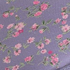 Cotton Mid-Rise Lace Trim Brief Panty, BABY DITSY FLORAL PURPLE, swatch
