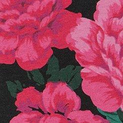 Cotton Mid-Rise Brief Panty, TRADITIONAL ROSES HOT PINK, swatch