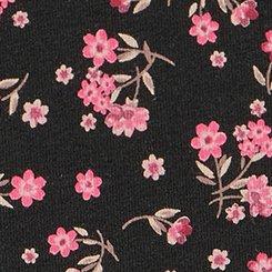 Cotton Mid-Rise Brief Panty, WISH FLORAL BLACK, swatch