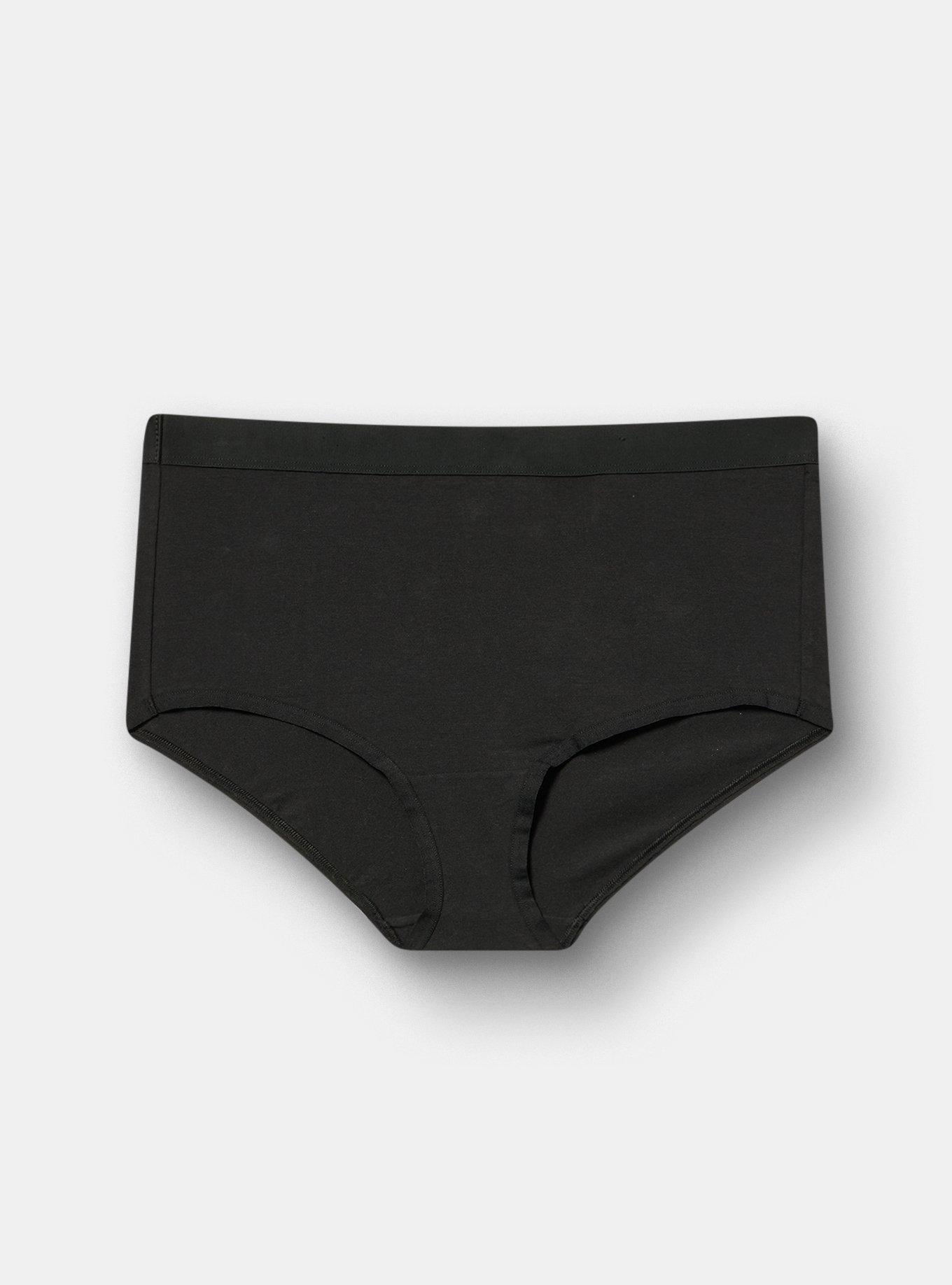 Cotton Mid-Rise Brief Panty, LOWER SKELETON HANDS PURPLE, hi-res