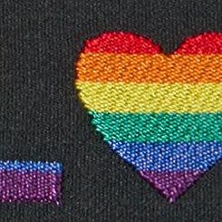 Love Logo High-Rise Cotton Brief, RICH BLACK, swatch