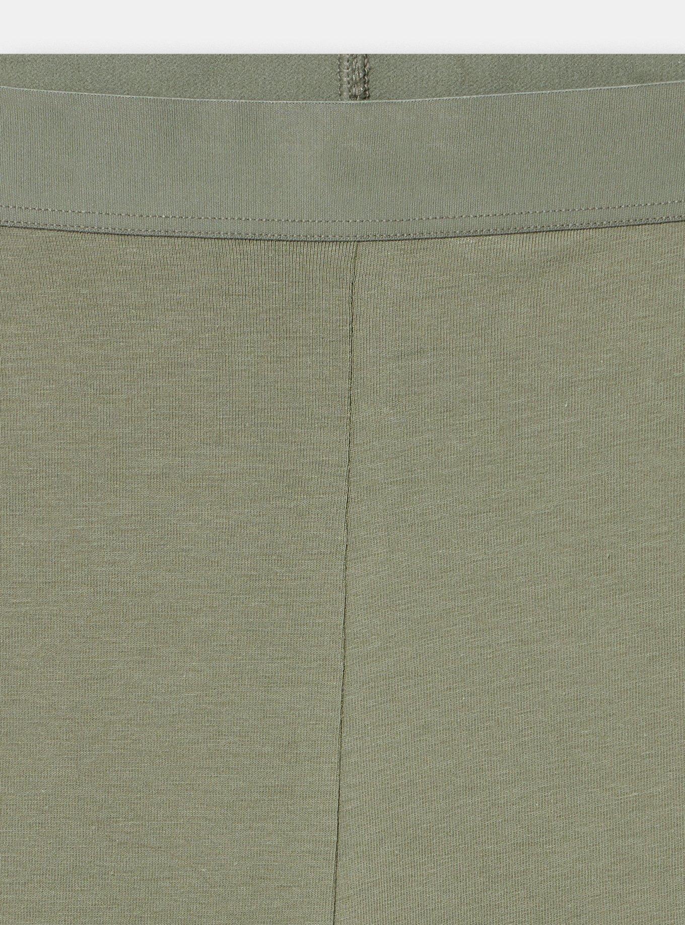 Plus Size Cotton High-Rise Shortie Panty, AGAVE GREEN, alternate
