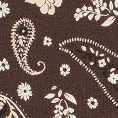 Cotton Mid-Rise Hipster Panty, WESTERN PAISLEY BROWN, swatch