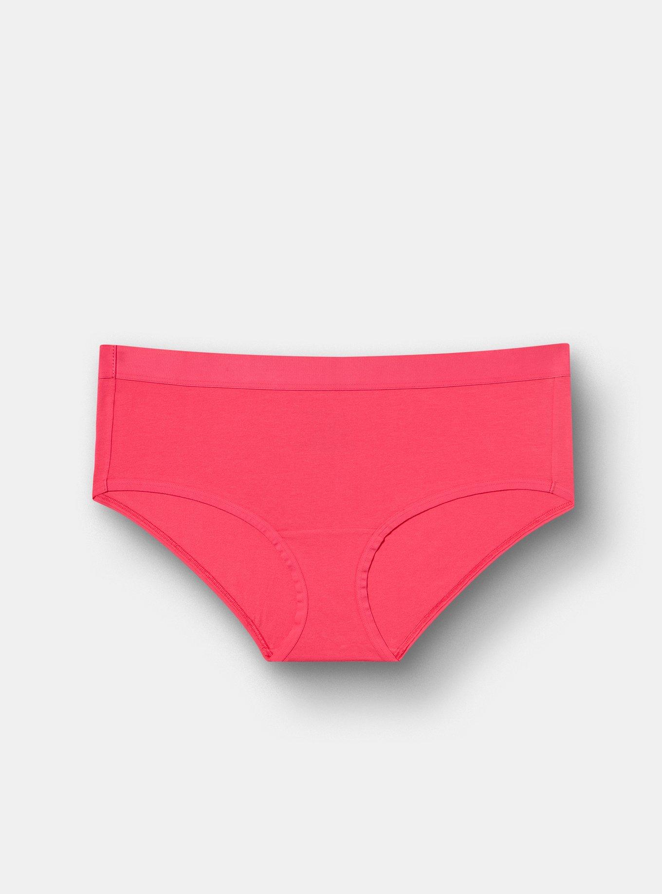 Cotton Mid-Rise Hipster Panty, FEELIN LUCKY HORSESHOE PURPLE, hi-res