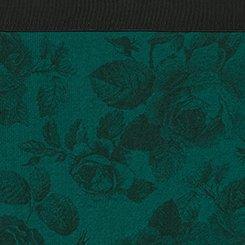 Cotton Mid-Rise Hipster Panty, MARYANNE FLORAL GREEN, swatch