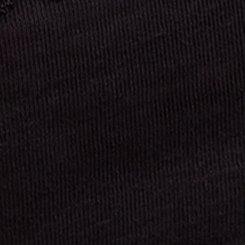 Cotton Mid-Rise Lace Trim Boyshort Panty, RICH BLACK, swatch