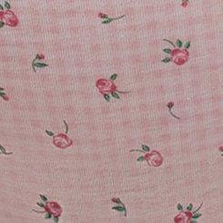 Cotton Mid-Rise Thong Panty, MINI ROSES FLORAL MULTI PINK, swatch