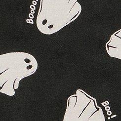 Cotton Mid-Rise Thong Panty, GHOST SKETCH BLACK, swatch