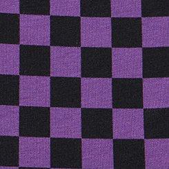 Cotton Mid-Rise Thong Panty, SUNNY CHECK PURPLE MAGIC, swatch