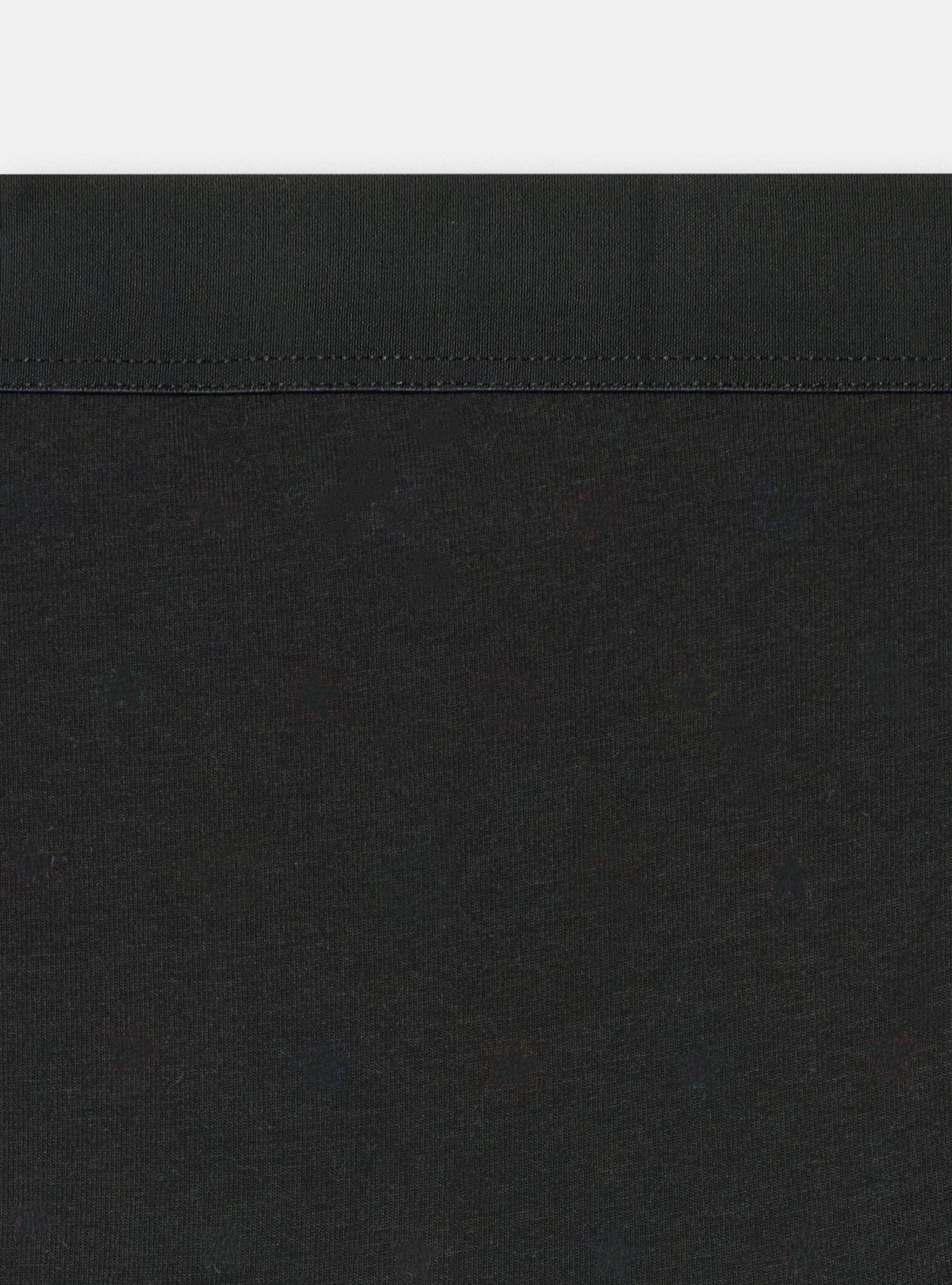 Cotton Mid-Rise Cheeky Panty, RICH BLACK, alternate