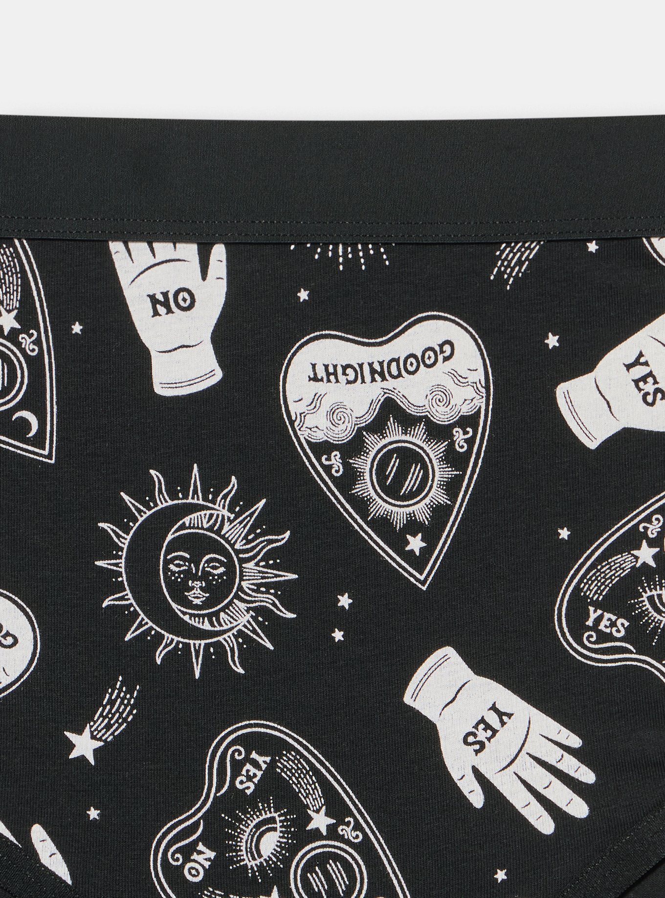 Cotton Mid-Rise Cheeky Panty, SPIRIT BOARD BLACK, alternate