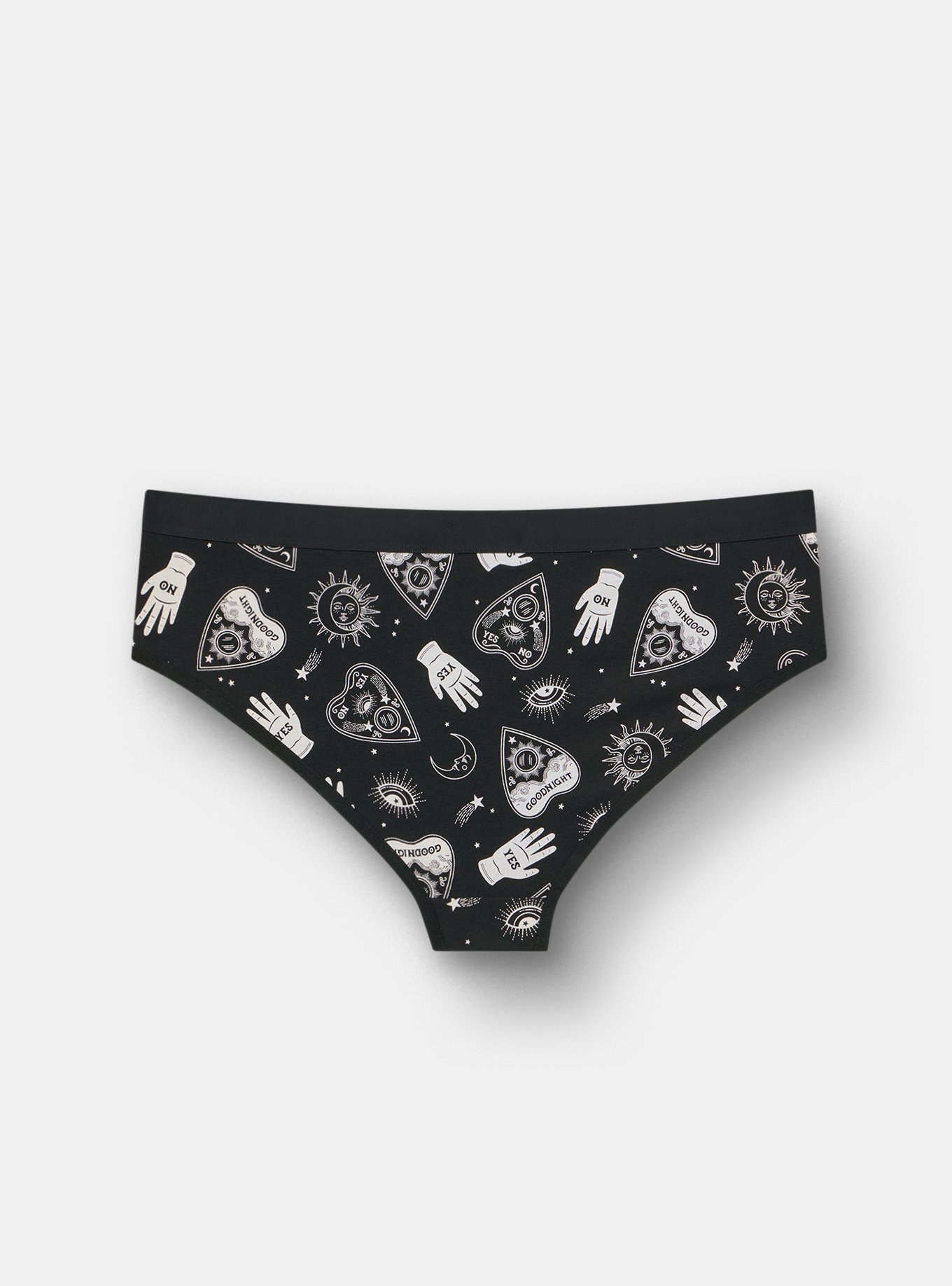Cotton Mid-Rise Cheeky Panty, SPIRIT BOARD BLACK, alternate