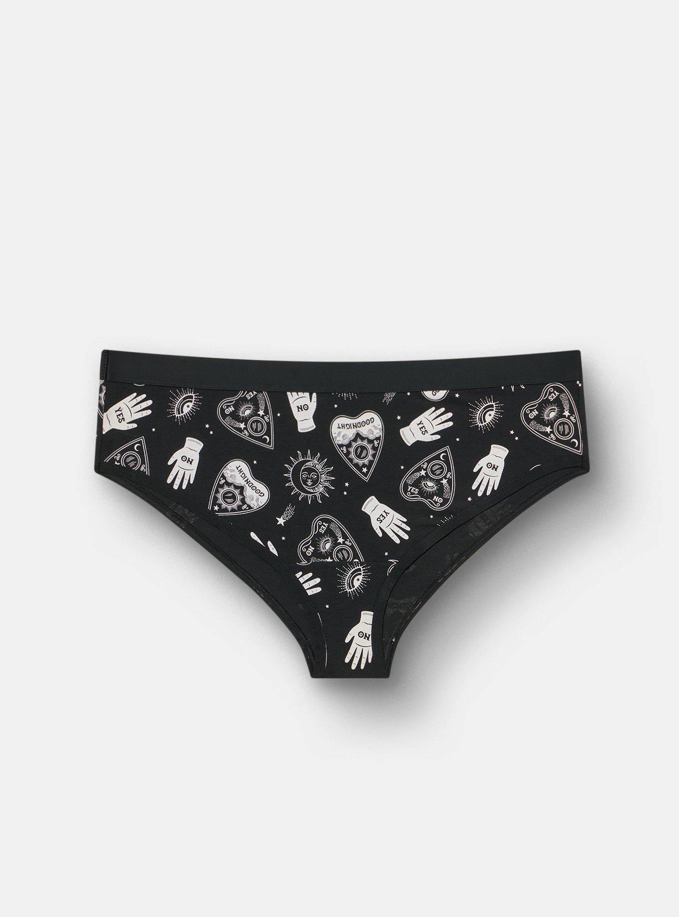 Cotton Mid-Rise Cheeky Panty, SPIRIT BOARD BLACK, hi-res