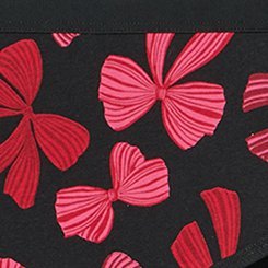Cotton Mid-Rise Cheeky Panty, HOLIDAY WRAPPING RED, swatch